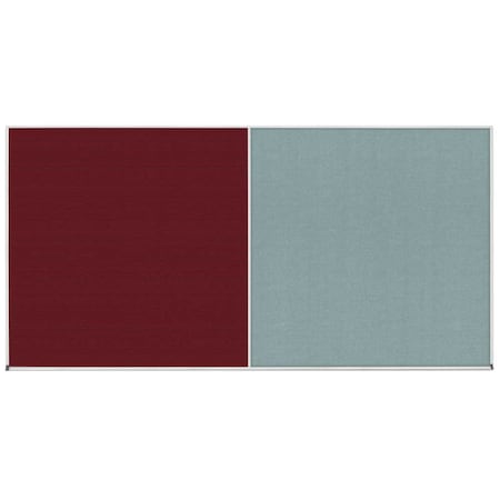 United Visual Products Enclosed Corkboard, 1 Door, 48"x36", 4" Fra, UV3416-BRONZE-BUFF UV3416-BRONZE-BUFF